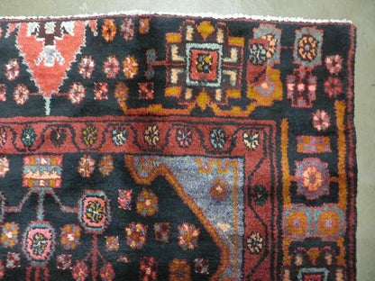 4' X 10' Antique Handmade Tribal Turkish Oriental Floral Wool Rug Organic Nice - Nuvé