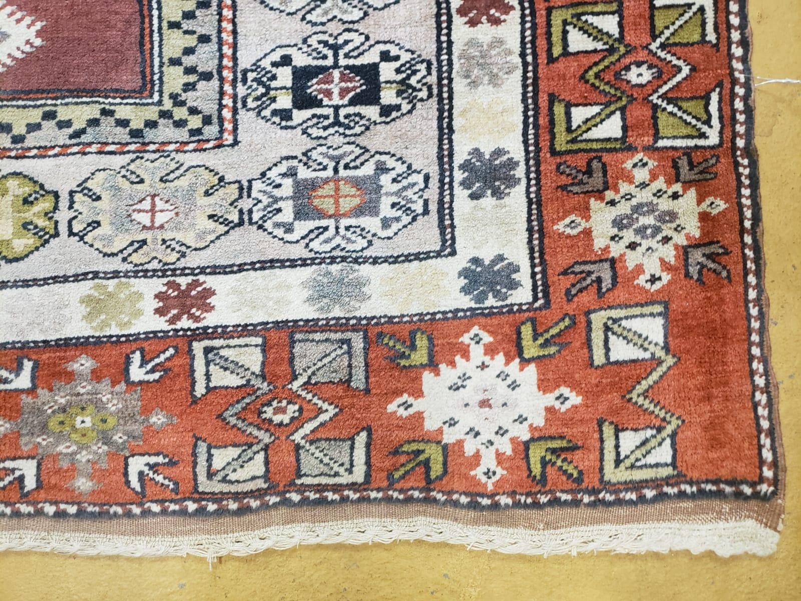 4x8 Turkish Rug - Turkish Oriental Carpet - Tribal Rug - Talesh Rug - Hand Knotted Wool Area Rug 4' 4" x 7' 6" Bedroom Rug Vintage - Nuvé