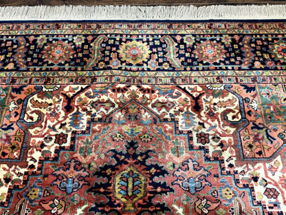 8.8 x 12 Karastan Heriz Rug #726, Vintage Wool Discontinued Carpet, Original 700 Series - Nuvé