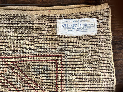 Large Egyptian Oushak Rug 12x21, Wool Handmade Vintage Carpet, Allover Pattern, Oversized 12 x 21 ft Traditional Rug - Nuvé