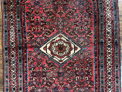 Antique Persian Tribal Rug 3.6 x 5, Hamadan Angelas Rug - Nuvé