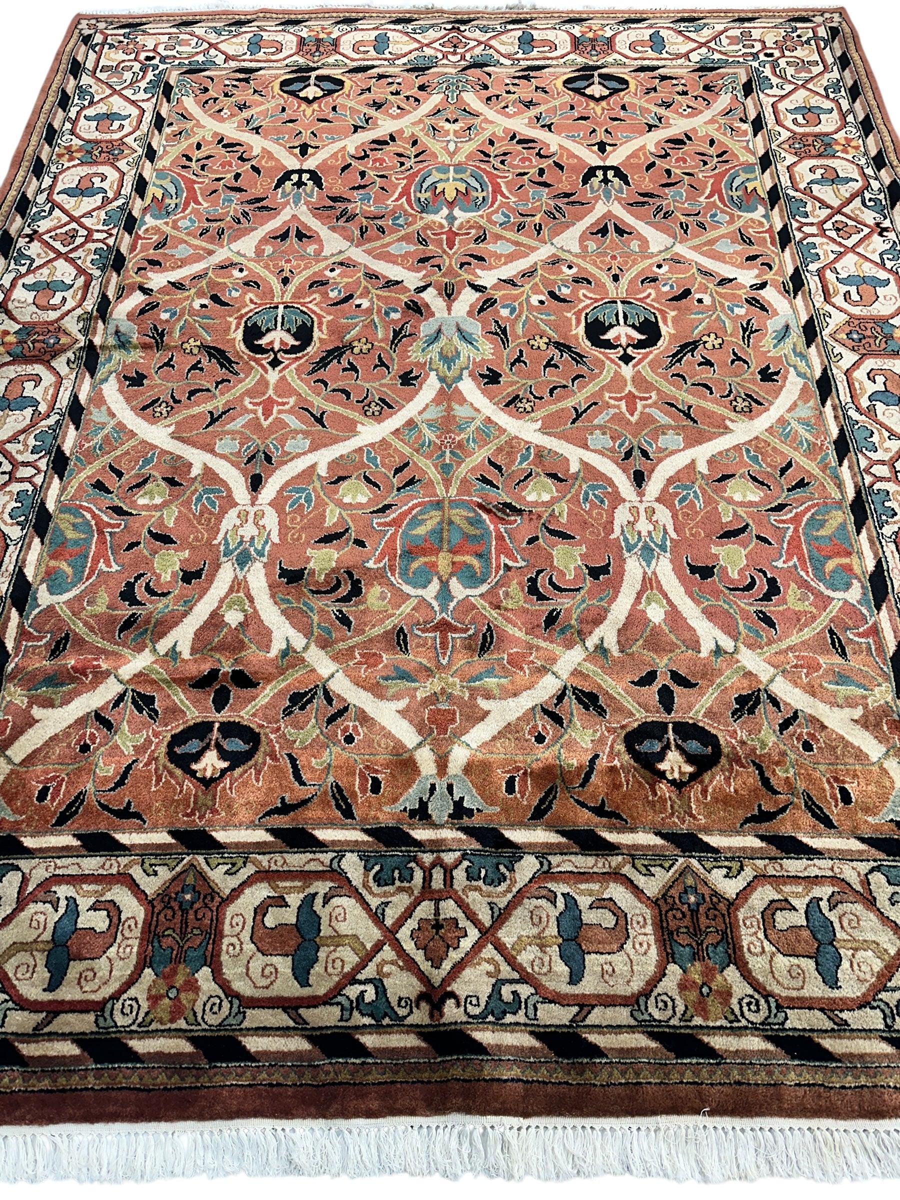 William Morris Hand-Knotted Wool Luxury Handmade Rug - 7'10" x 9'10" - Nuvé