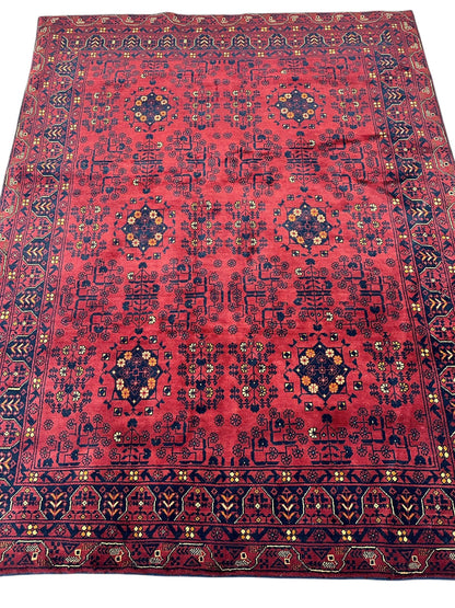 Afghani Area Rug I Turkoman Khal Mohammadi 4’9” x 6’2” - Nuvé