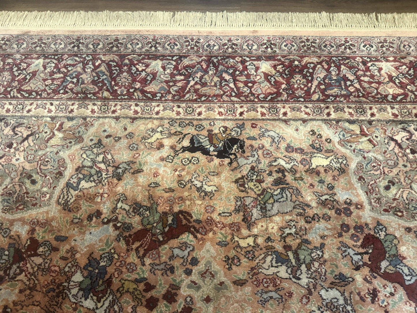 Karastan Rug 8.8 x 12 Persian Hunting Rug #723, Wool Area Rug - Nuvé
