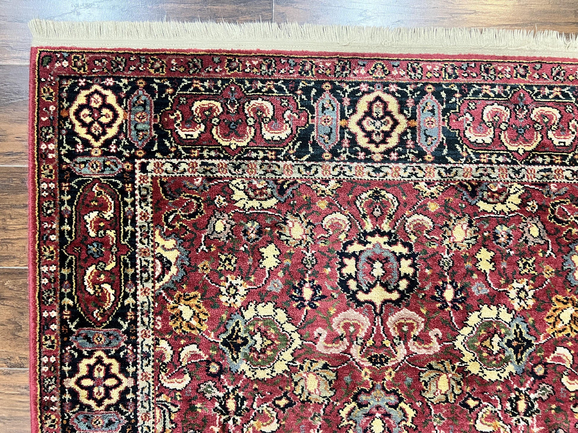 Karastan Rug 4x6, Williamsburg Herati #558, Wool Karastan Carpet, Vintage Karastan Persian Area Rug, Wool Pile - Nuvé