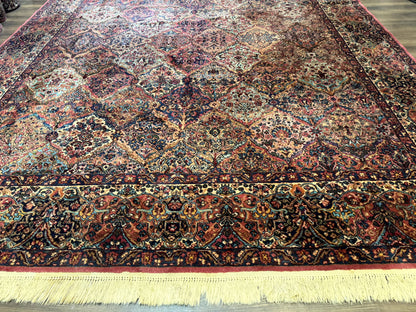 10x18 Karastan Multicolor Panel Kirman Rug #717, Palace Size Wool Discontinued Original 700 Series - Nuvé