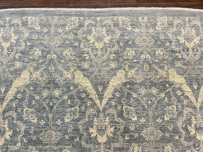 Contemporary Pakistani Rug 5 x 6.6, Handmade Floral Wool Rug, Spanish Pattern - Nuvé