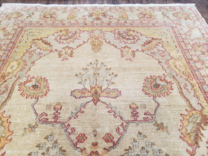 6x9 Turkish Oushak Rug, Wool Rug, Hand Knotted - Nuvé
