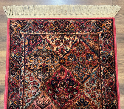 Karastan Rug 3x5 Multicolor Panel Kirman #717, Original 700 Series, Wool Pile, Discontinued - Nuvé