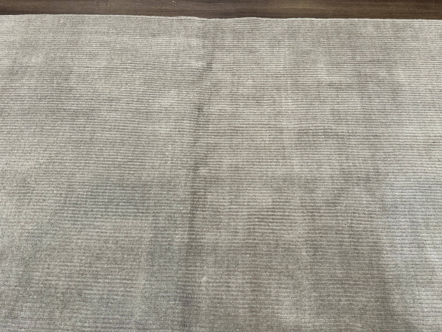 Tibetan Rug 8x10 Taupe Handmade Wool Modern Contemporary Carpet - Nuvé
