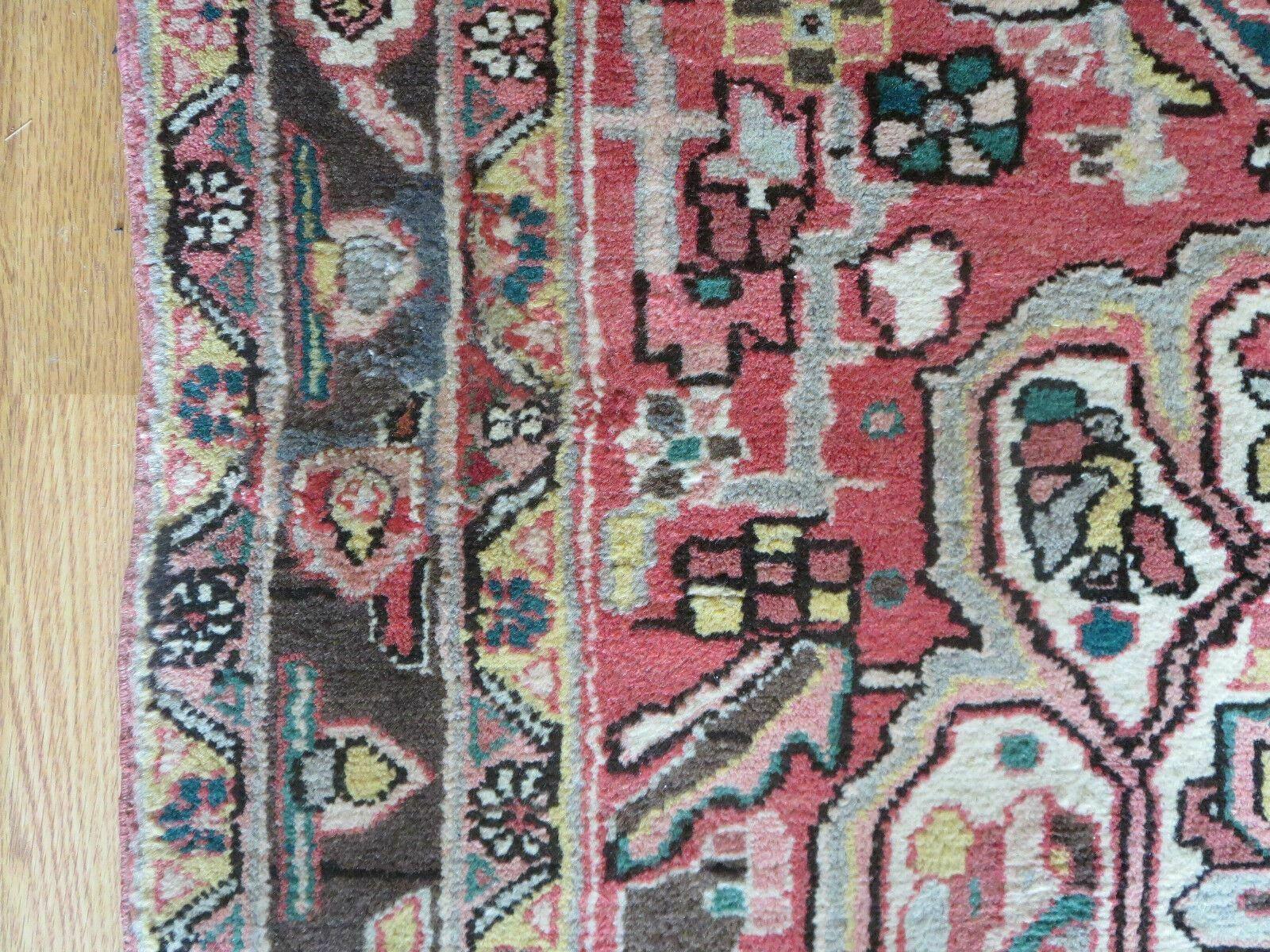 3' 9" X 10' 6" Semi Antique Handmade Turkish Wool Runner Rug - Nuvé