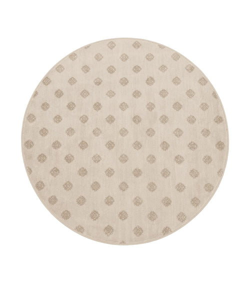 Round Power Loomed Rug 5x5, Contemporary Modern Round Carpet, 5ft Round