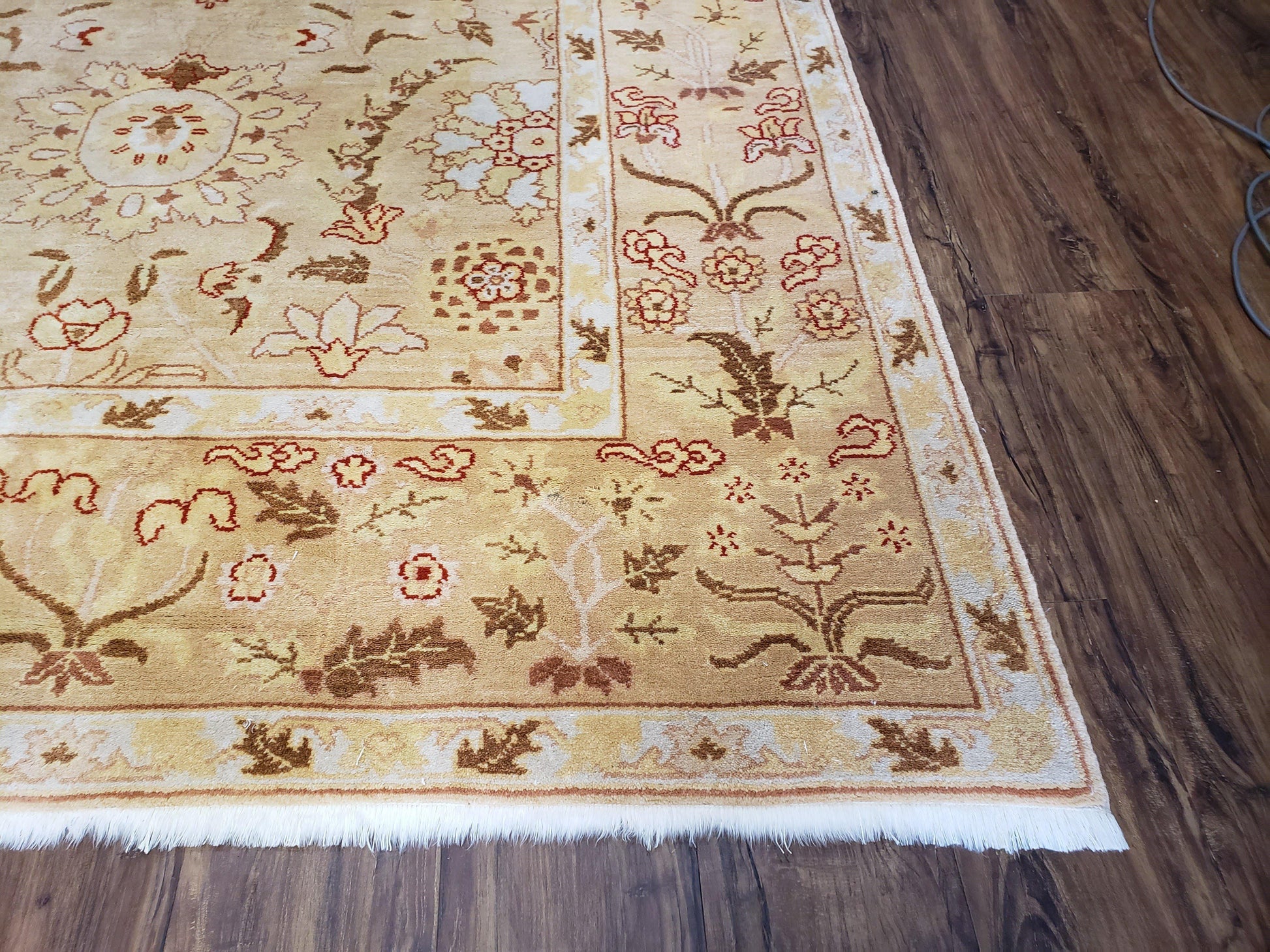 Vintage Turkish Oushak Area Rug 6x9, Wool Hand-Knotted - Nuvé