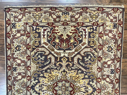 Antique Caucasian Rug, Kuba Seychour Rug, Handmade Wool Oriental Carpet, Azerbaijan Rug - Nuvé