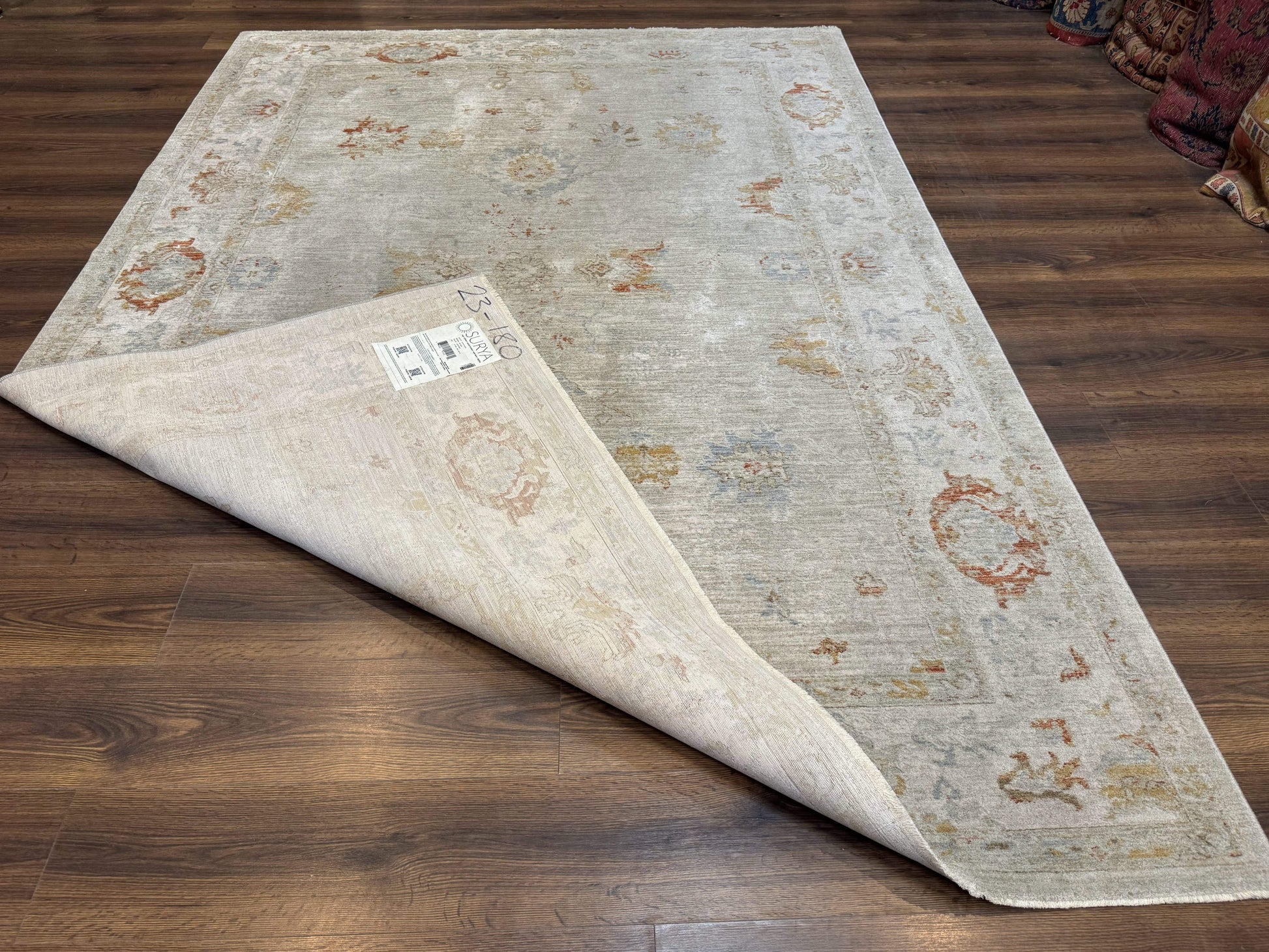Modern Turkish Oushak Rug 7x9, Netural Colors - Nuvé