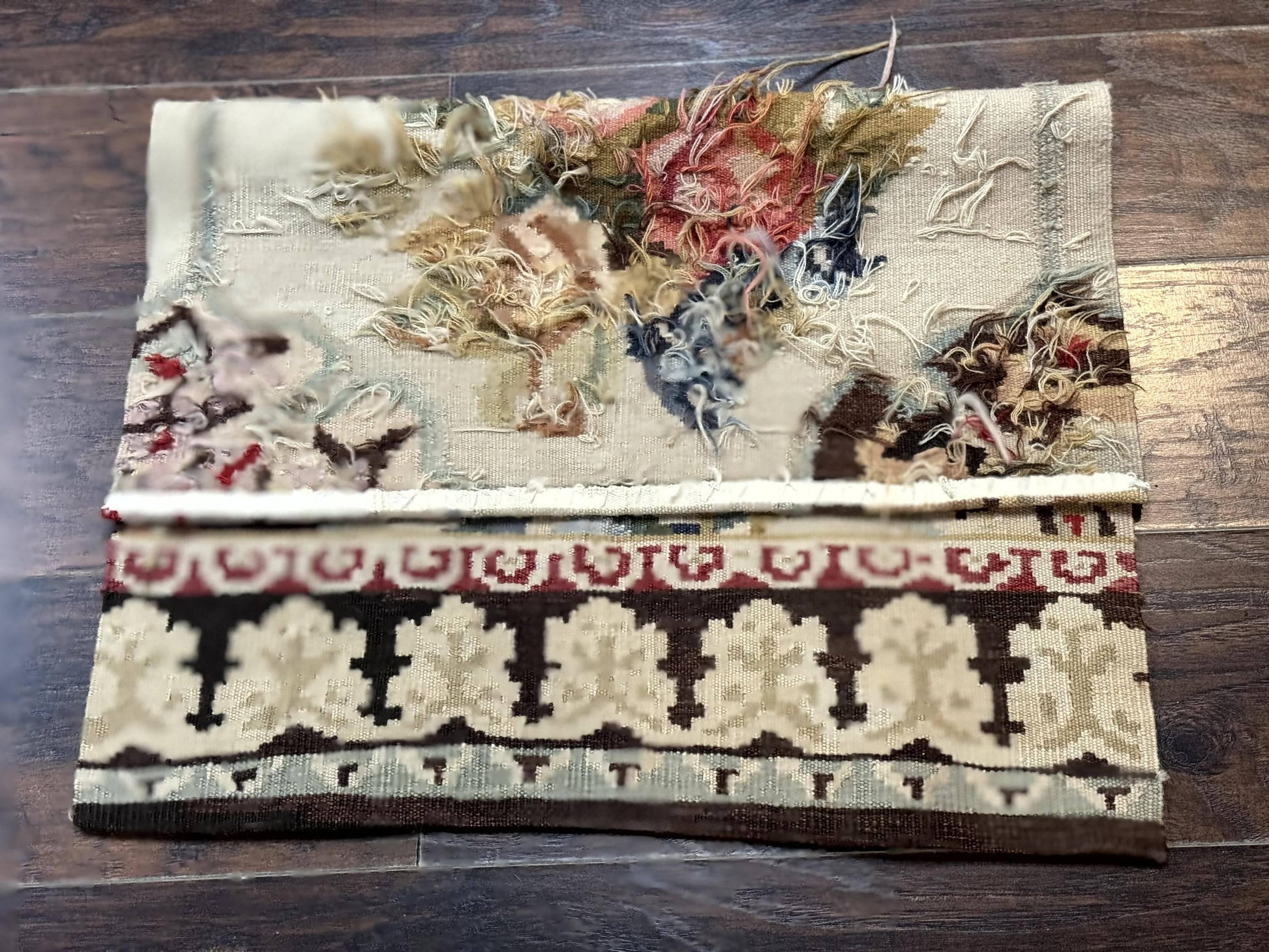 Antique Bessarabian Flatweave Kilim Rug 2x3, Sampler Rug 2 x 3 ft, Small Flatweave, Wool Handmade - Nuvé