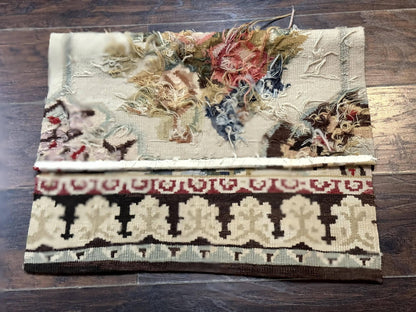 Antique Bessarabian Flatweave Kilim Rug 2x3, Sampler Rug 2 x 3 ft, Small Flatweave, Wool Handmade - Nuvé