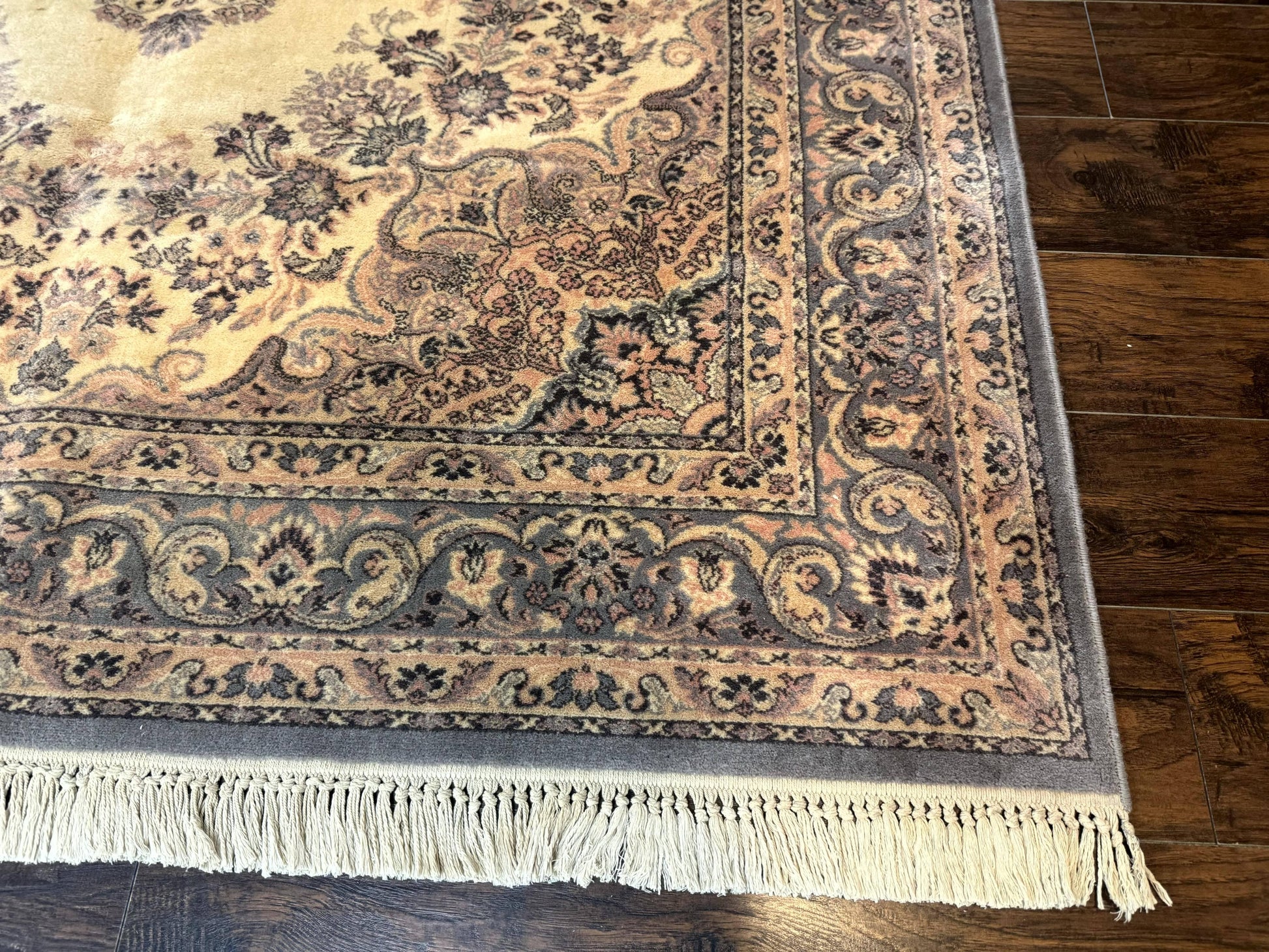 Belgium Power Loomed Wool Rug 6.9 x 9.6, Vintage Oriental Carpet - Nuvé
