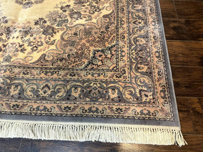 Belgium Power Loomed Wool Rug 6.9 x 9.6, Vintage Oriental Carpet - Nuvé