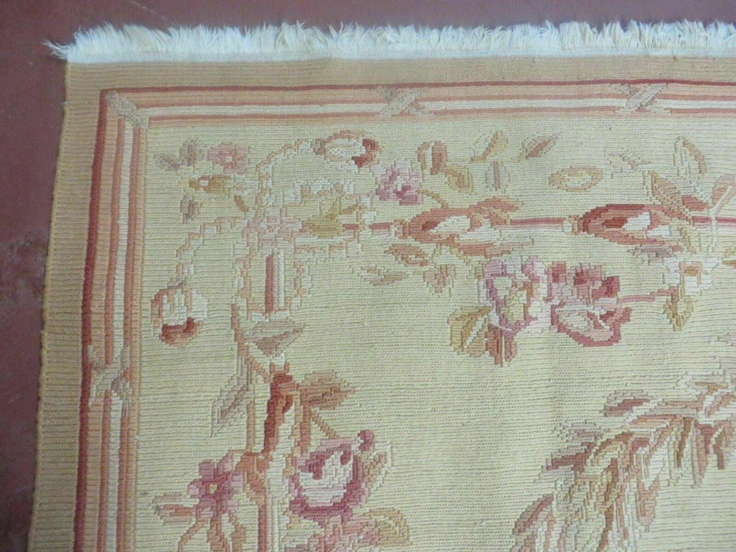 5' X 8' Vintage Turkish Kilim Handmade Flat Soumak Weave Wool Rug Veg Dye Nice - Nuvé