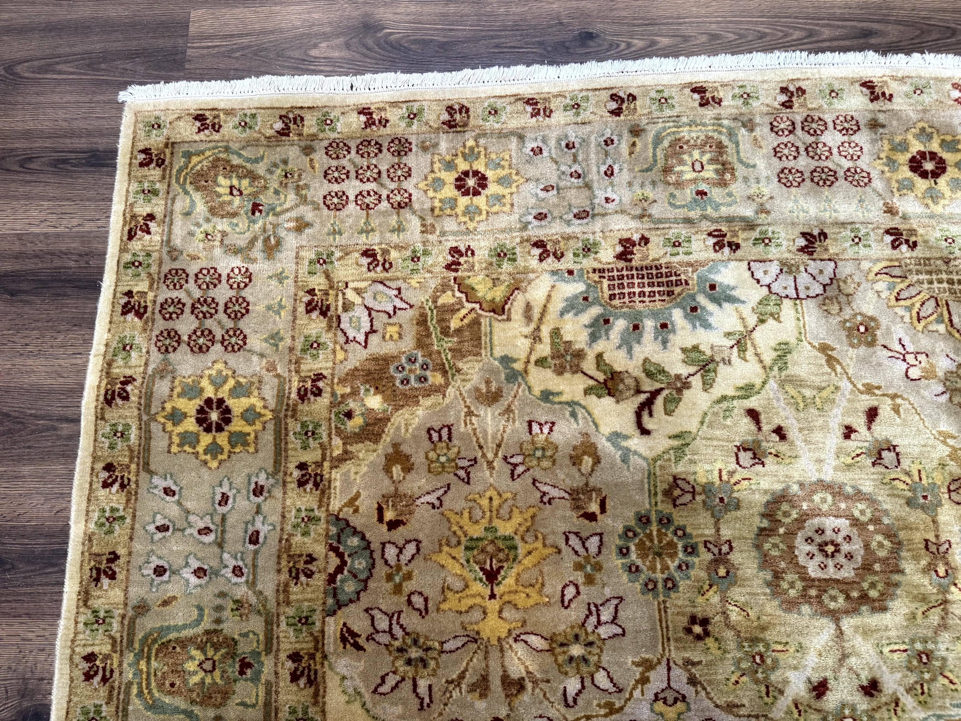 Indo Persian Rug 8x10, Indian Rug, Soft Wool Rug, Oushak Style Rug, Handmade Rug - Nuvé