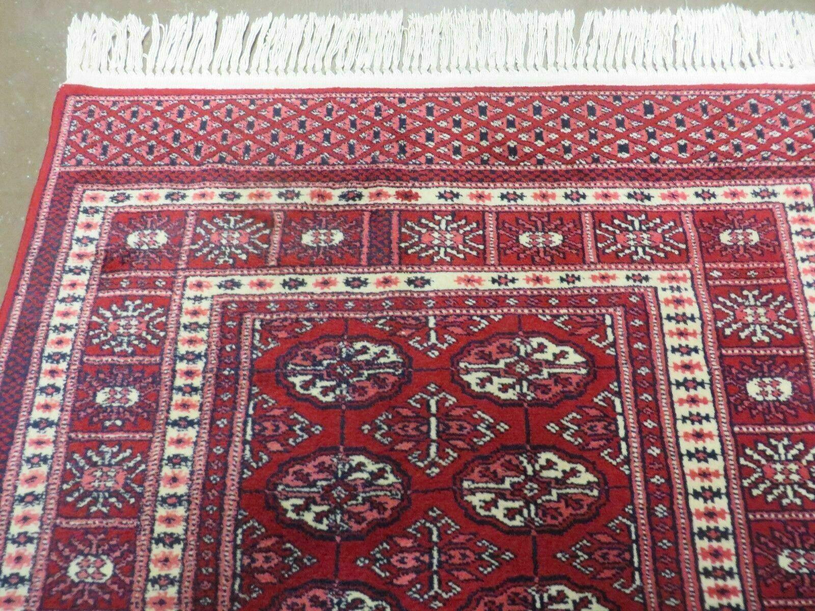 3' X 5' Vintage Fine Handmade Turkoman Bokhara Yamud Rug Carpet Nice - Nuvé