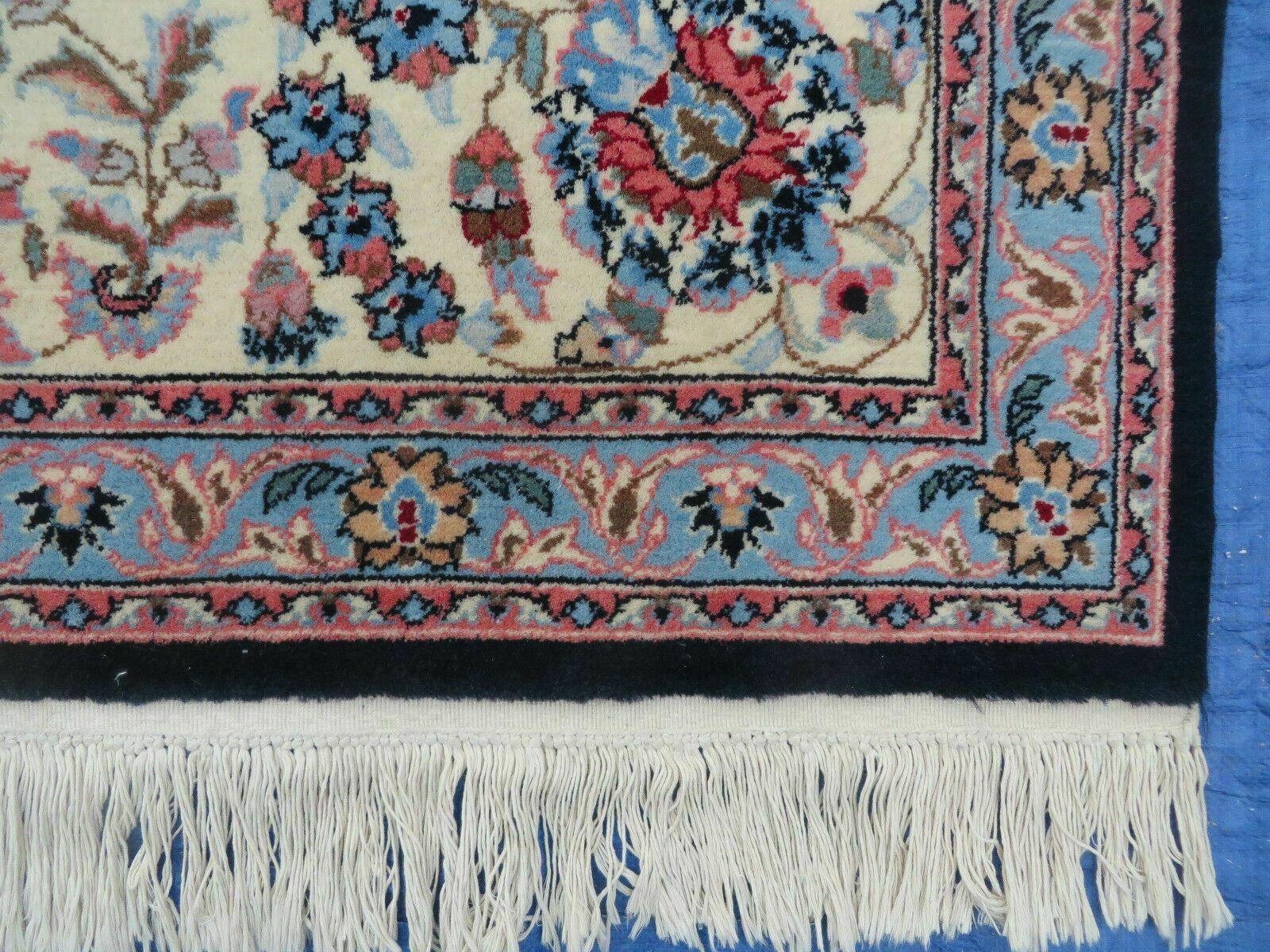 10' X 14' Vintage Handmade India Wool Hand Knotted Carpet Rug Organic Dyes Nice - Nuvé