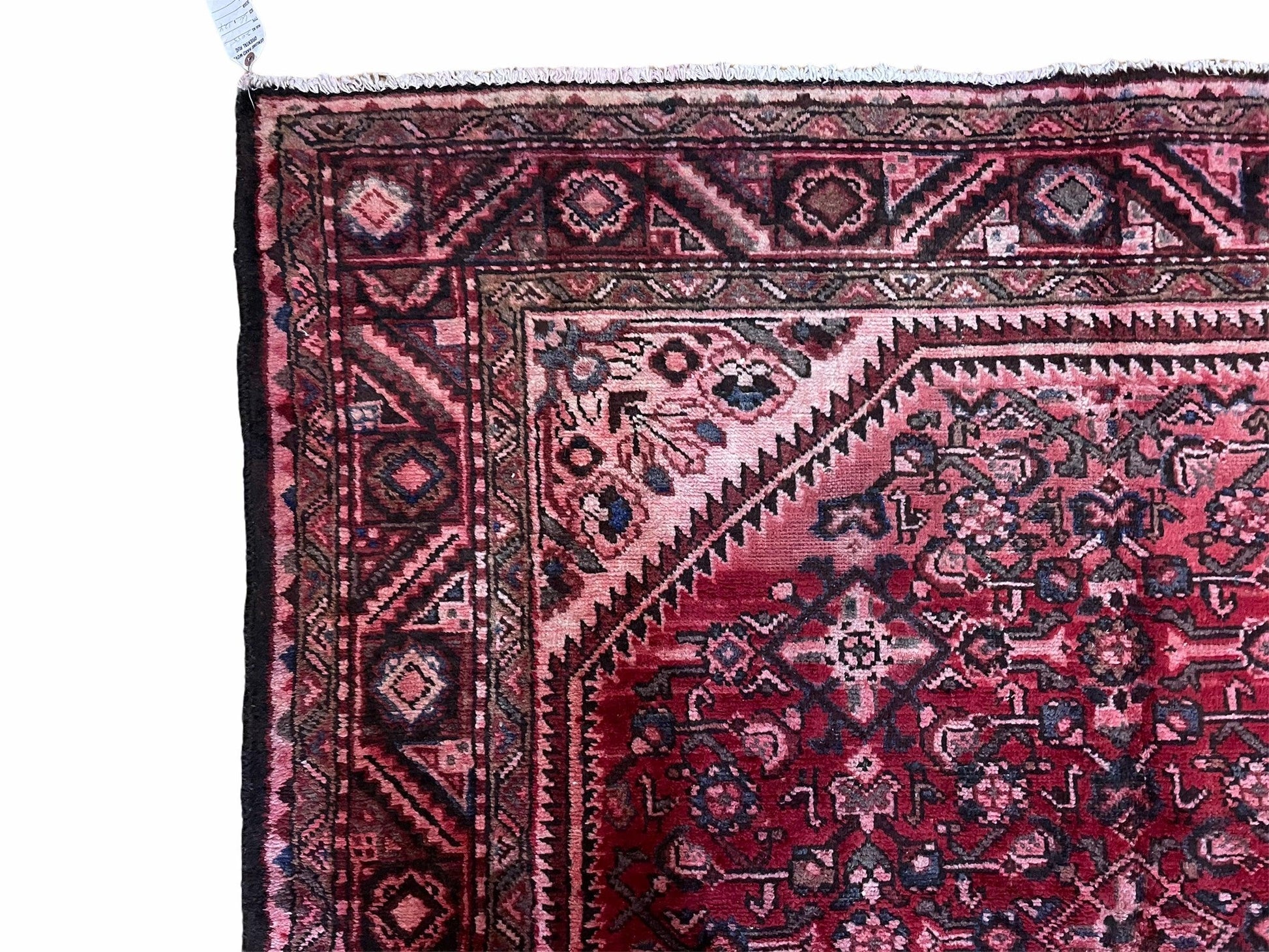 5.5 X 10 Antique Handmade Wool Tribal Gallery Rug All Over Red Runner Corridor - Nuvé
