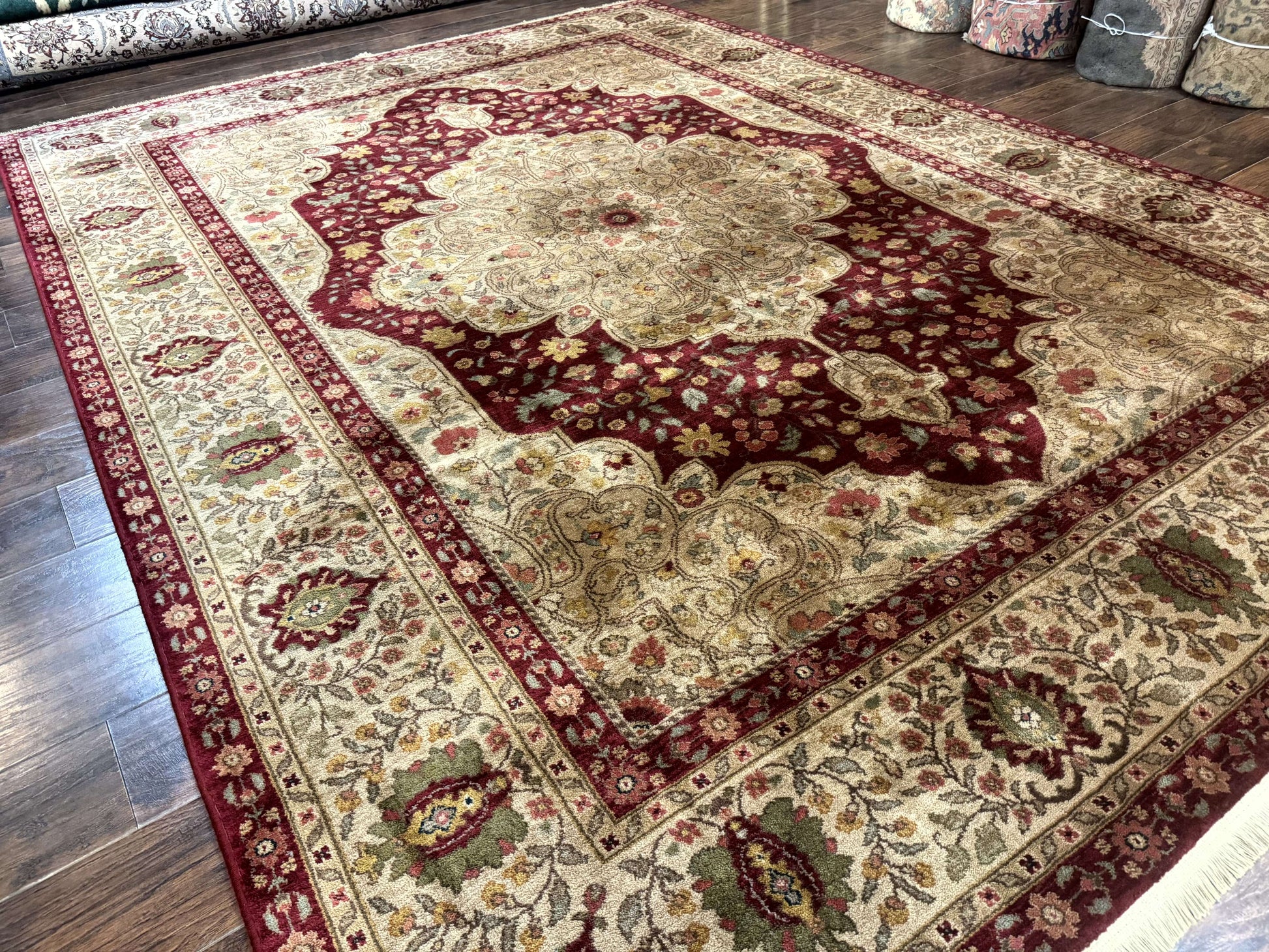 Karastan Rug 8.8 x 12, Antique Legends Royal Tabriz, Wool Pile, Vintage, Rare - Nuvé