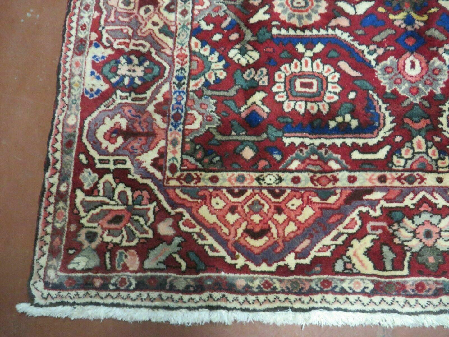 5' X 9' Antique Handmade Turkish Wool Veg Dyes Rug Nice # 107 - Nuvé
