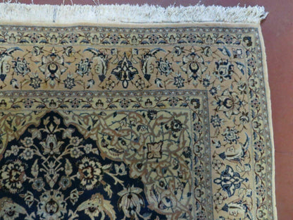 4' X 6' Handmade Ultra Fine India Floral Oriental Wool Silk Rug Hand Knotted - Nuvé