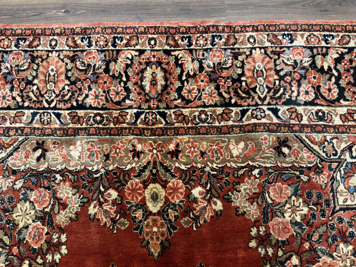 Antique Persian Sarouk Rug 9x12 - Nuvé