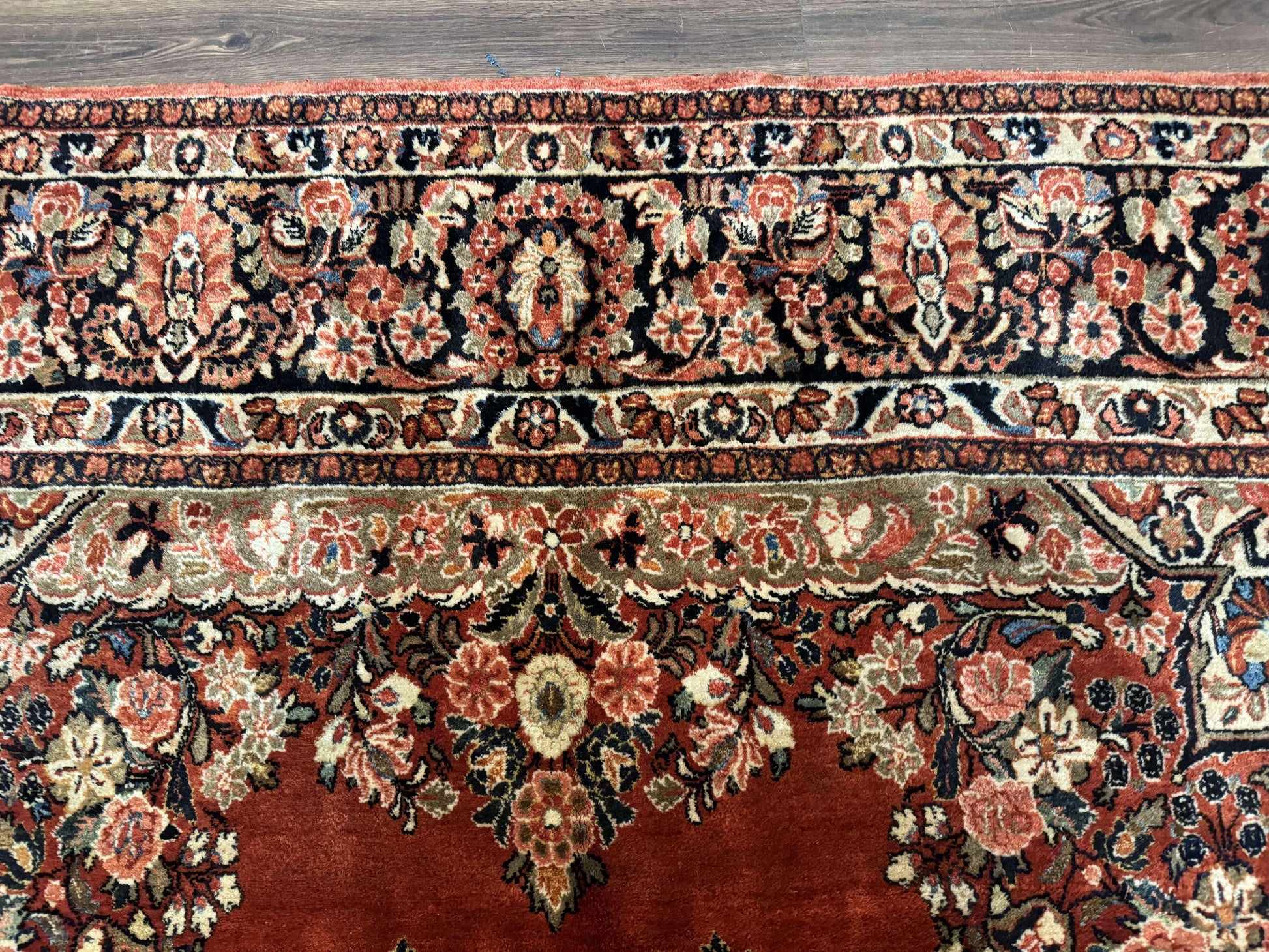 Antique Persian Sarouk Rug 9x12 - Nuvé