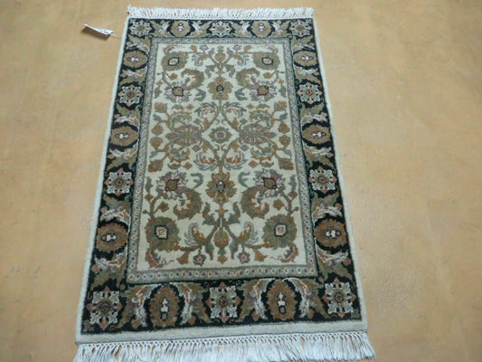 2' X 3' Handmade Indian Wool Rug Carpet Nice - Nuvé