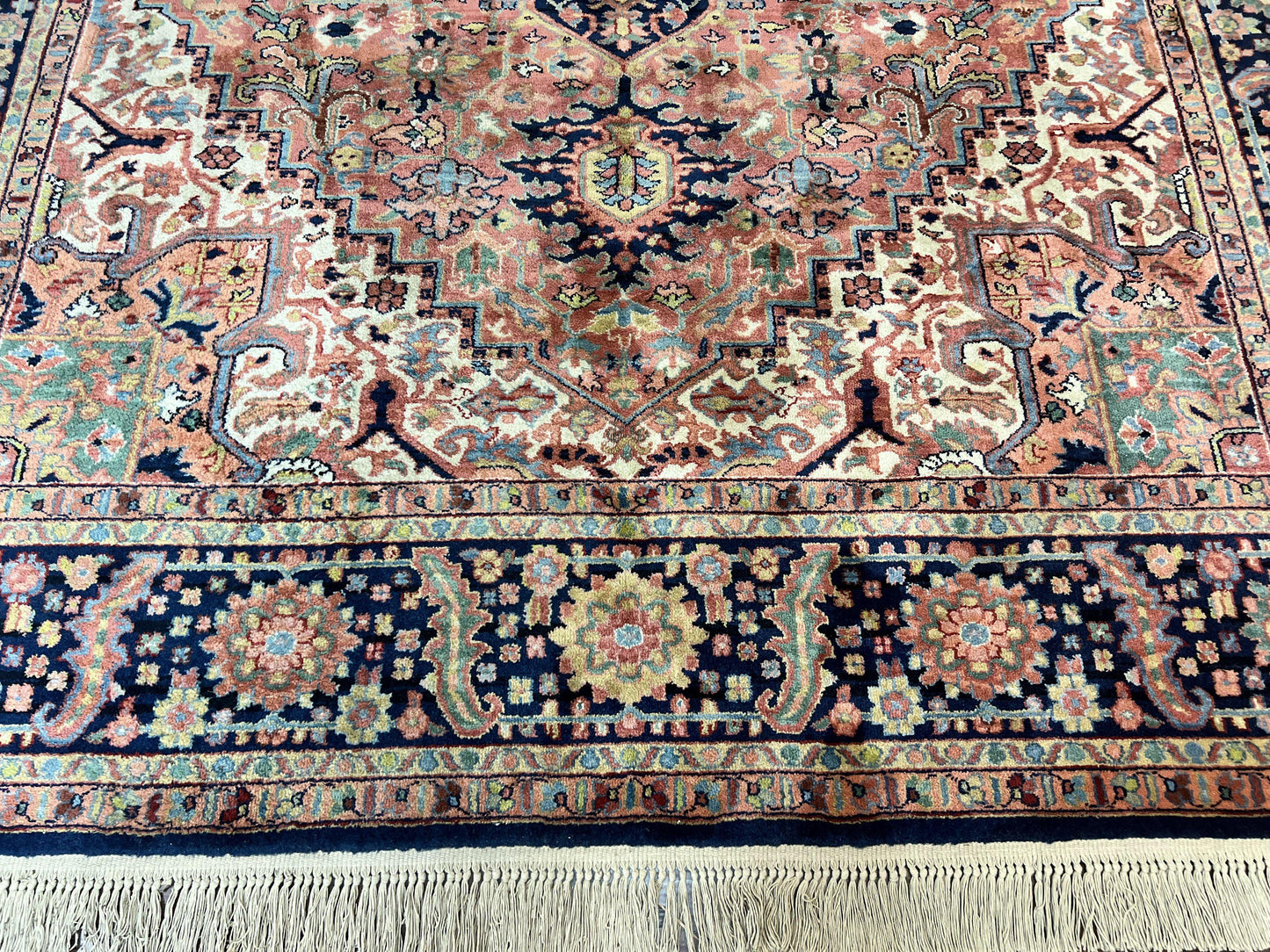 Karastan Rug 8.8 x 12, Karastan Heriz #726, Wool Pile Karastan Area Rug, Rare Hard to Find, Original 700 Series - Nuvé