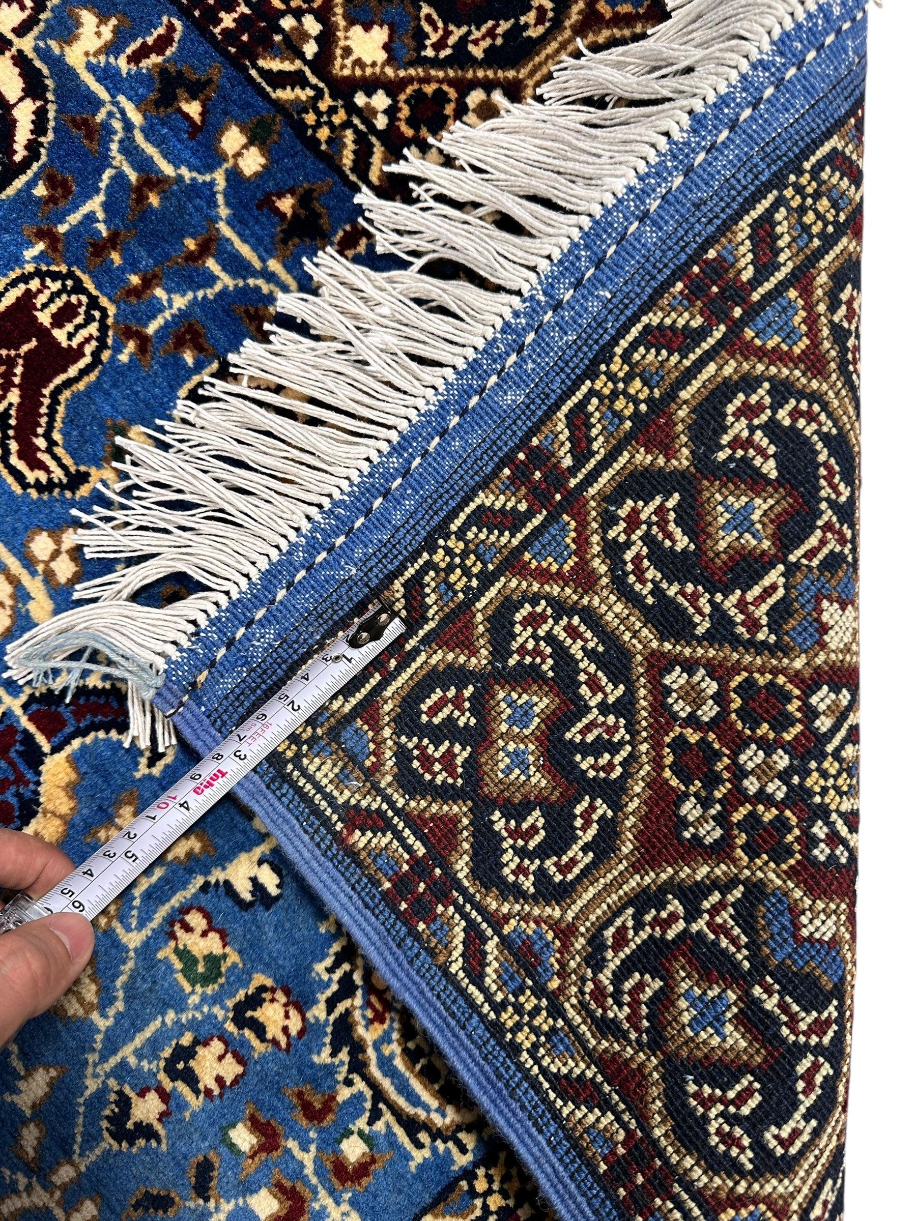 Hand-Knotted Parak Rug – Sky Blue, 40” x 60” | Afghan Wool Rug - Nuvé