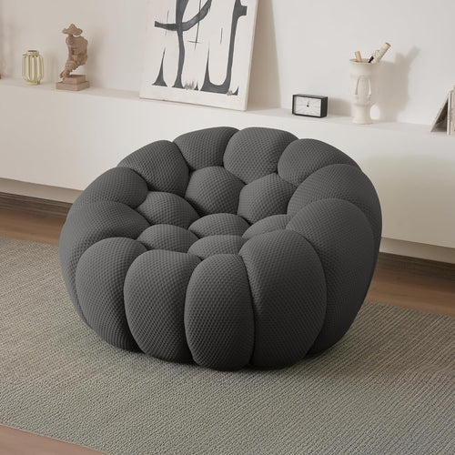 Nuvé® Mitsu Modular Bouclé Cloud Sofa - Dark Grey - Single Seater - Nuvé