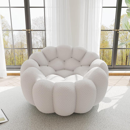 Nuvé® Mitsu Modular Bouclé Cloud Sofa - Light Grey - Single Seater - Nuvé
