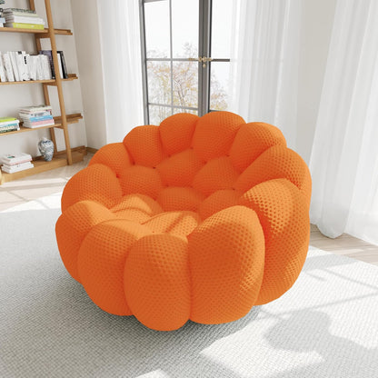 Nuvé® Mitsu Modular Bouclé Cloud Sofa - Orange - Single Seater - Nuvé