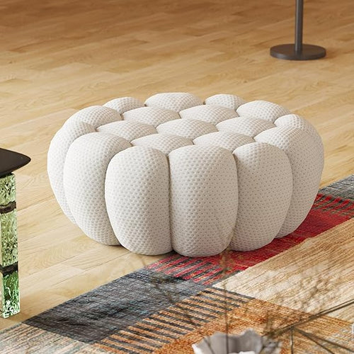 Nuvé® Mitsu Modular Bouclé Cloud Sofa - Light Grey - Ottoman - Nuvé