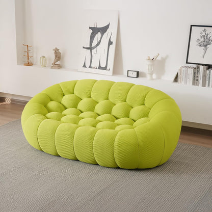 Nuvé® Mitsu Modular Bouclé Cloud Sofa - Lime Green - 2 Seater Sofa - Nuvé