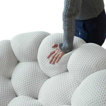 Nuvé® Mitsu Modular Bouclé Cloud Sofa - Light Grey - 2 Seater Sofa - Nuvé