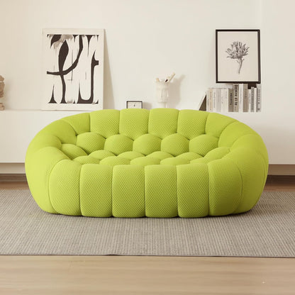 Nuvé® Mitsu Modular Bouclé Cloud Sofa - Lime Green - 2 Seater Sofa - Nuvé