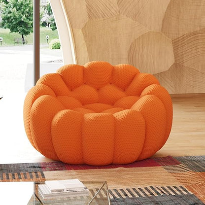 Nuvé® Mitsu Modular Bouclé Cloud Sofa - Orange - Single Seater - Nuvé
