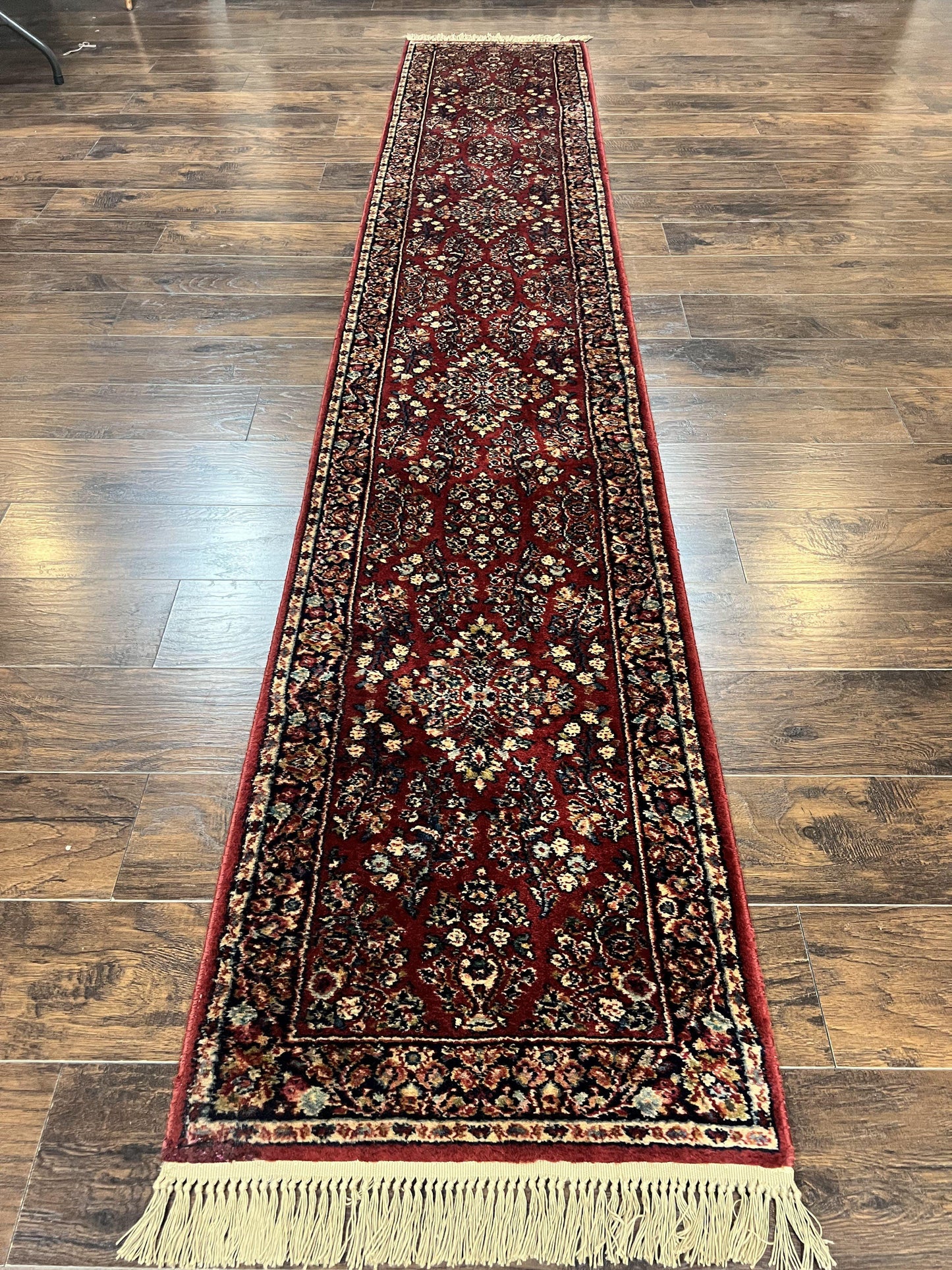 Antique Karastan Runner Rug 2x12, Karastan Sarouk #785, Original Collection, 700 Series, 2 x 12 Runner for Hallway, Wool Karastan Rug, Rare - Nuvé