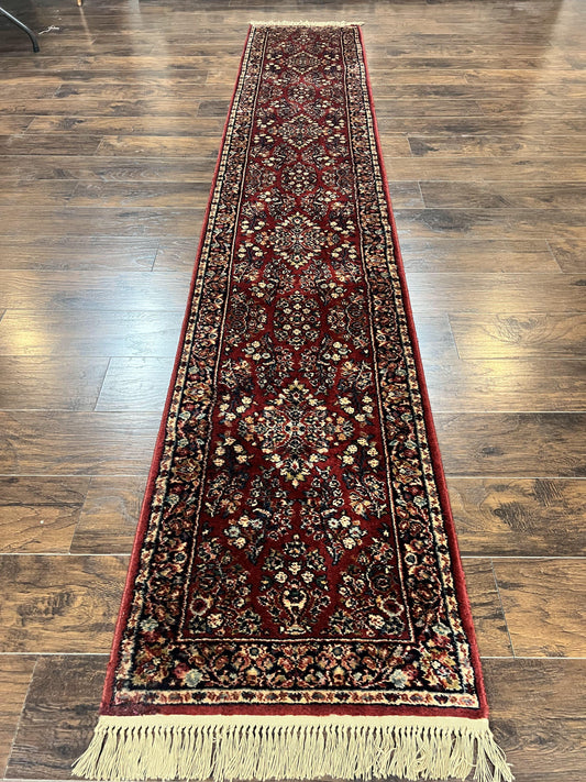 Antique Karastan Runner Rug 2x12, Karastan Sarouk #785, Original Collection, 700 Series, 2 x 12 Runner for Hallway, Wool Karastan Rug, Rare - Nuvé