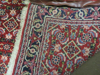 3' X 5' Handmade Knotted Indian Amritsar Floral Oriental Wool Red Rug Organic Nice - Nuvé