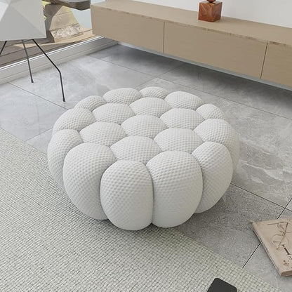 Nuvé® Mitsu Modular Bouclé Cloud Sofa - Light Grey - Ottoman - Nuvé