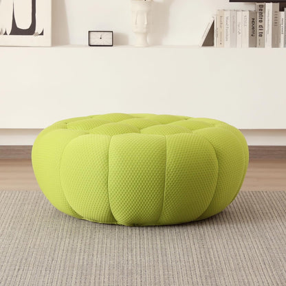 Nuvé® Mitsu Modular Bouclé Cloud Sofa - Lime Green - Ottoman - Nuvé