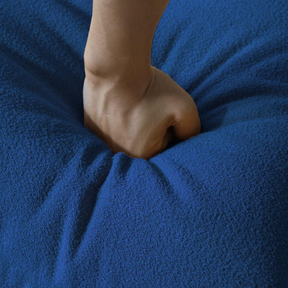 Muku Bouclé Chair - Blue - 2 Seater - Nuvé